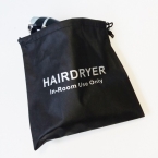 hair dryer bag black velvet jvd